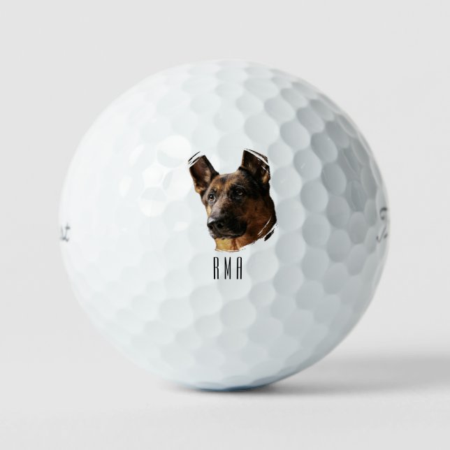 German Shepherd Golfball (Vorderseite)