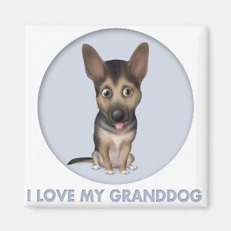 German Shepherd Granddog Magnet