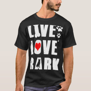 German Shepherd Live Liebe Bark T-Shirt