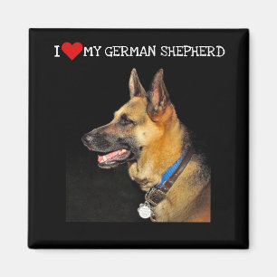 German Shepherd Magnet