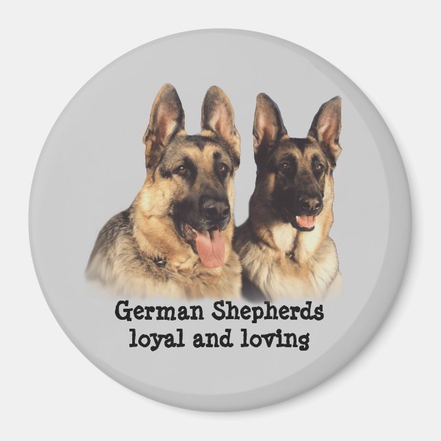 German Shepherd Magnet (Vorne)