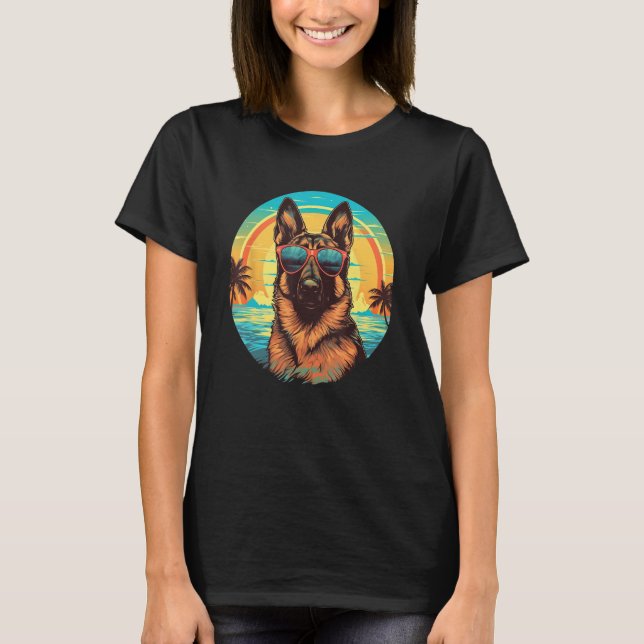 German Shepherd Men Women Kids T-Shirt (Vorderseite)