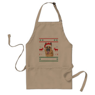 German Shepherd Merry Woofmas Sweatshirt Weihnacht Schürze