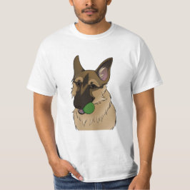 German Shepherd Play Time with Ball T-Shirt