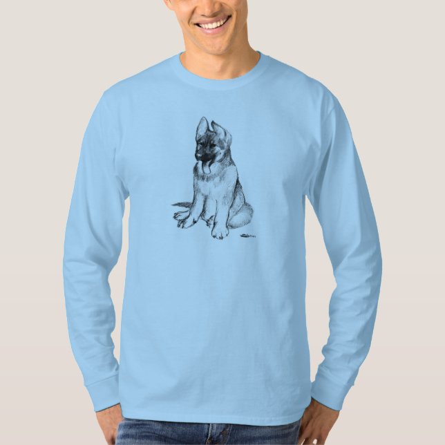 German Shepherd Puppy T-Shirt (Vorderseite)