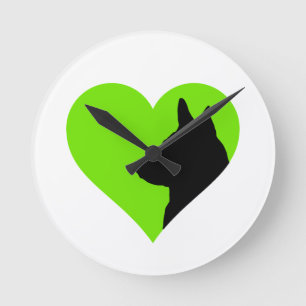 German Shepherd Runde Wanduhr
