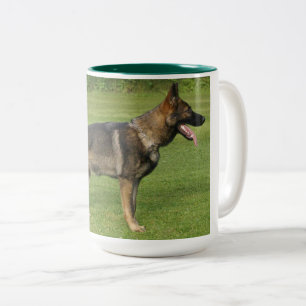 German Shepherd Sable Full Zweifarbige Tasse
