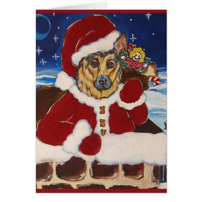 German Shepherd Santa (Vorne)