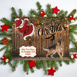 German Shepherd Santa Christmas Postcard Feiertagspostkarte<br><div class="desc">Die Weihnachtspostkarte des Deutschen Schäferhirds: Eine festliche Feier der Liebe und Loyalität! In dieser Weihnachtszeit ehren wir den Geist der Weihnachtszeit und die unerschütterliche Loyalität deines deutschen Schäferhirten mit unserer Weihnachtspostkarte. Teilen Sie die Freude, Wärme und einzigartige Bindung, die Sie mit Ihrem wütenden Begleiter teilen, mit einer reizvollen Postkarte, die...</div>