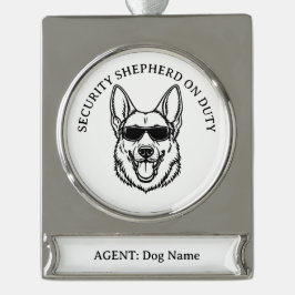 German Shepherd Security Ornament