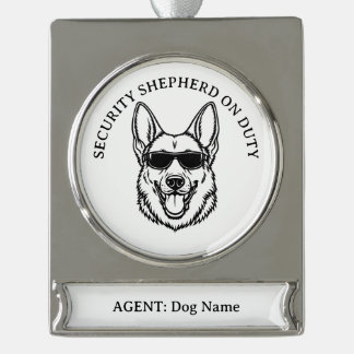 German Shepherd Security Ornament