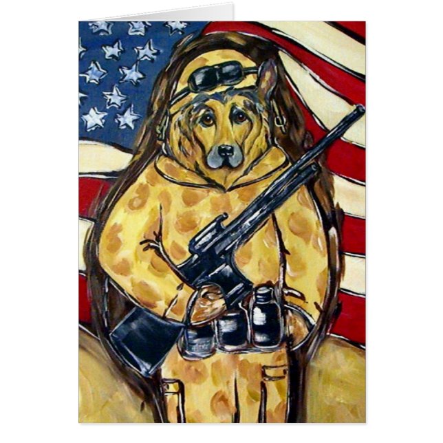 German Shepherd Soldier (Vorne)