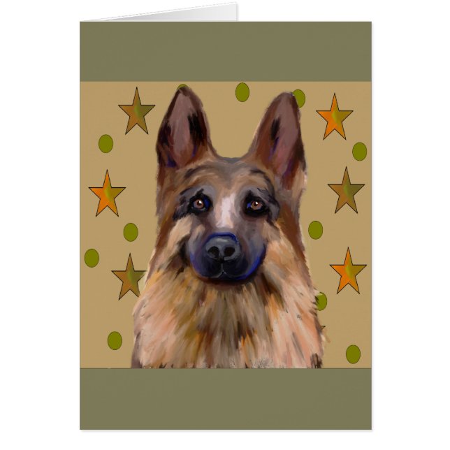 German Shepherd Soldier Art (Vorne)