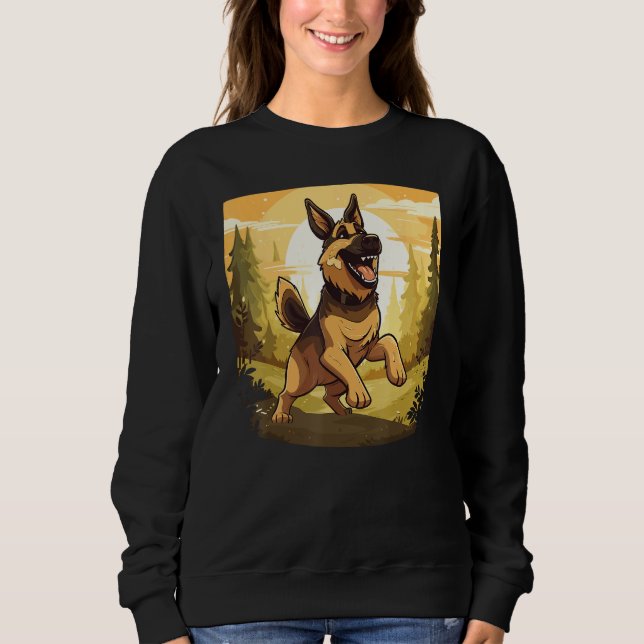 German Shepherd Sweatshirt (Vorderseite)