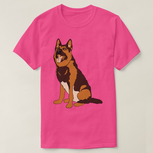 German Shepherd T-Shirt (Design vorne)