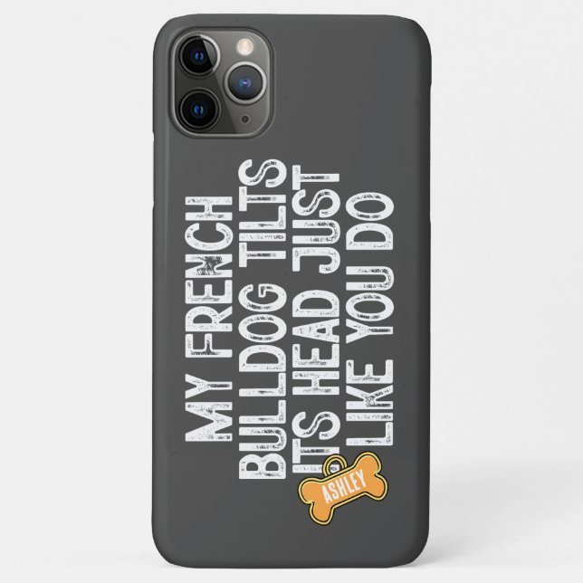 German Shepherd Tilts Head Funny Quote Dog Vater M Case-Mate iPhone Hülle (Rückseite)
