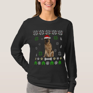German Shepherd Ugly Christmas-German Shepherd Dog T-Shirt