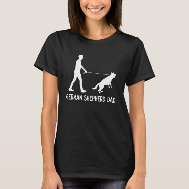 German Shepherd Vater Shepherd D T-Shirt (Vorderseite)