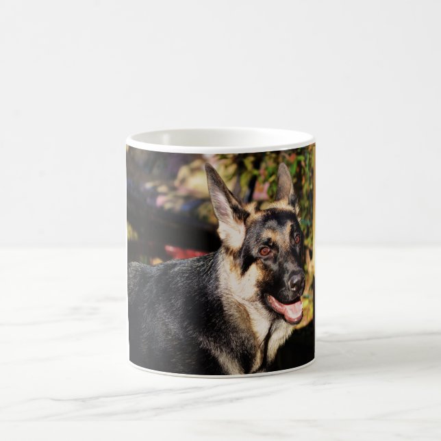German Shepherd von Shirley Taylor Kaffeetasse (Mittel)