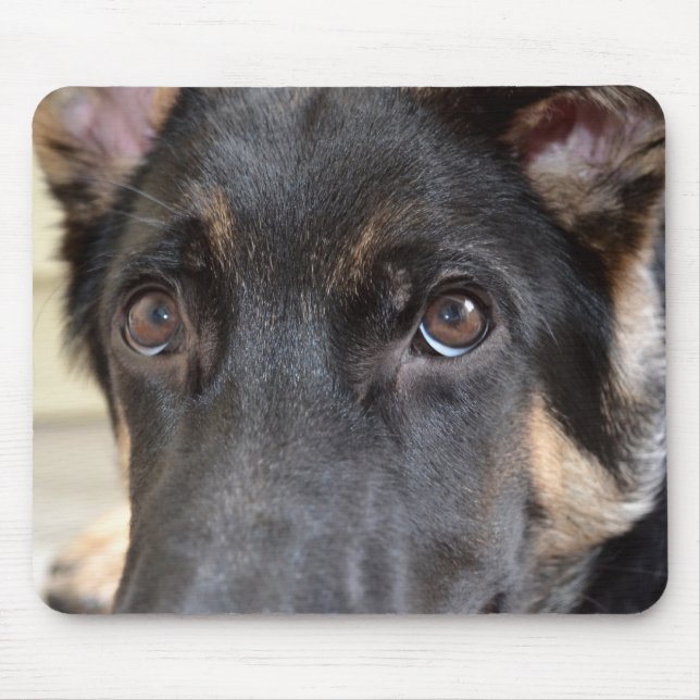 German Shepherd von Shirley Taylor Mousepad (Vorne)