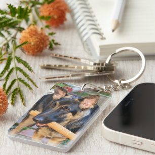 German Shepherd von Shirley Taylor Schlüsselanhänger