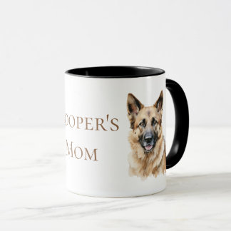 German Shepherd Watercolor Tasse