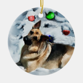 German Shepherd Weihnachtsgeschenke Ornamente