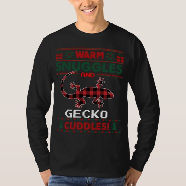 German Shepherd Weihnachtsmannmütze Funny UGLY Chr T-Shirt (Vorderseite)