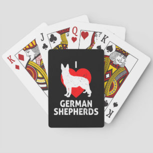 German Shepherd Wolf Dog Spielkarten