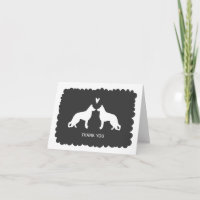 German Shepherds Wedding Vielen Dank