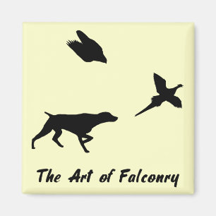 German Shorthair Pointer und Falconry Magnet