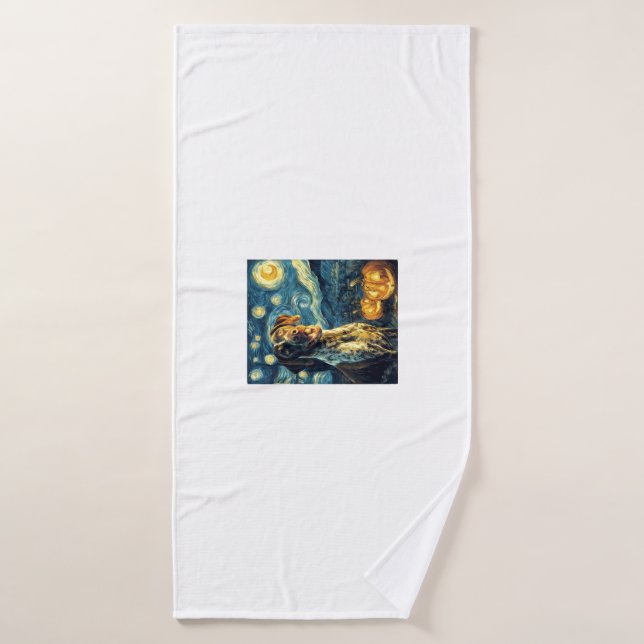 German Shorthaired Pointer 2 Cute Dog Halloween Ja (Serviette de bain)