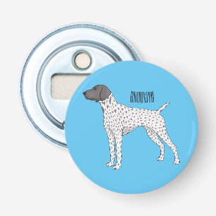 German Shorthaired Pointer dog cartoon Flaschenöffner