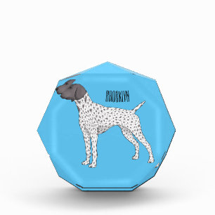 German Shorthaired Pointer dog cartoon Fotoblock