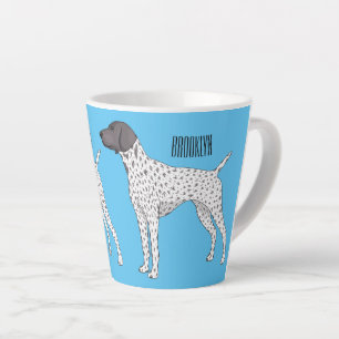 German Shorthaired Pointer dog cartoon Milchtasse