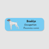 German Shorthaired Pointer dog cartoon