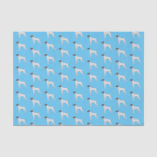 German Shorthaired Pointer dog cartoon Seidenpapier
