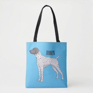German Shorthaired Pointer dog cartoon Tasche