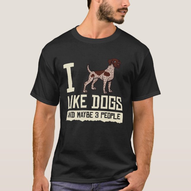 German Shorthaired Pointer Dog  Puppies Owner T-Shirt (Vorderseite)
