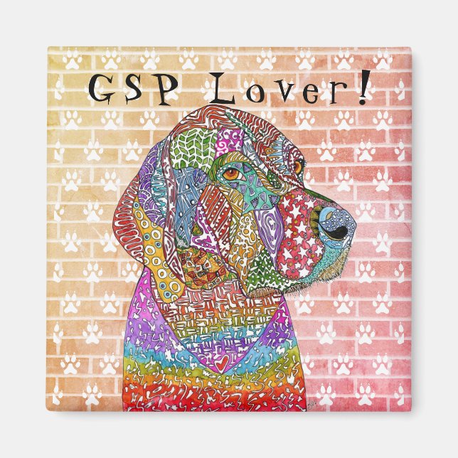 German Shorthaired Pointer Lover Magnet (Vorne)