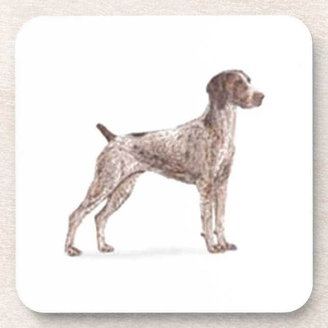 German Shorthaired Pointer Untersetzer (Vorderseite)