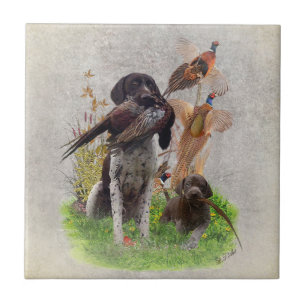 German Shorthaired Pointers (GSP) Gift Box Fliese