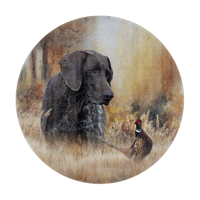 German Shorthaired Pointers  Schneidebrett (Vorderseite)