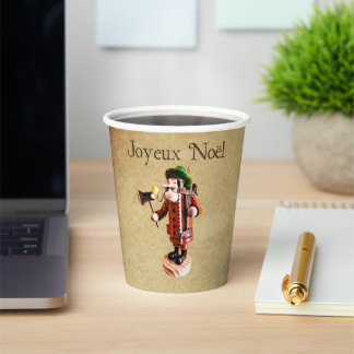 German "Smoker Man" Incense Burner Paper Cups Pappbecher