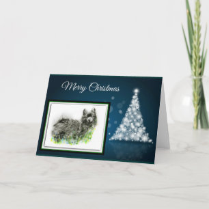 German Spitz Feiertagskarte