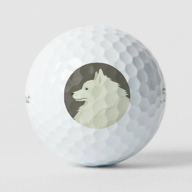 German Spitz Golfball (Vorderseite)