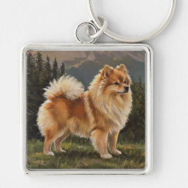 German Spitz Schlüsselanhänger