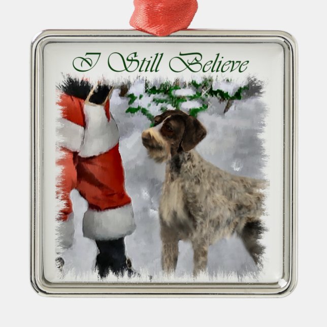 German Wirehaired Pointer Christmas Ornament (Vorne)