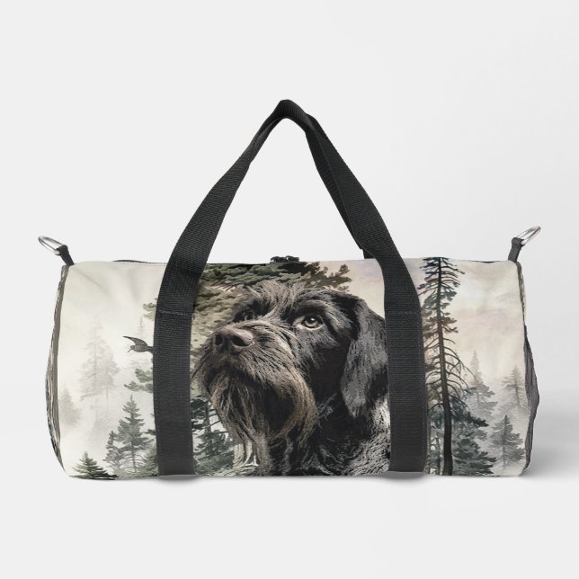 German Wirehaired Pointer Duffle Bag (Vorderseite)