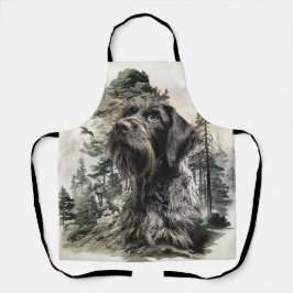 German Wirehaired Pointer Schürze